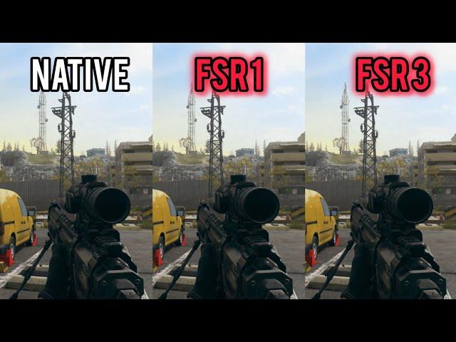 Call of Duty Warzone 3 | FSR 3 vs FSR 1 vs NATIVE RESOLUTION | Which One Is Better ?