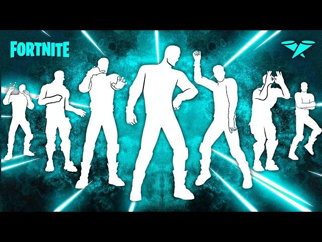 ALL ICON SERIES DANCES & EMOTES IN FORTNITE