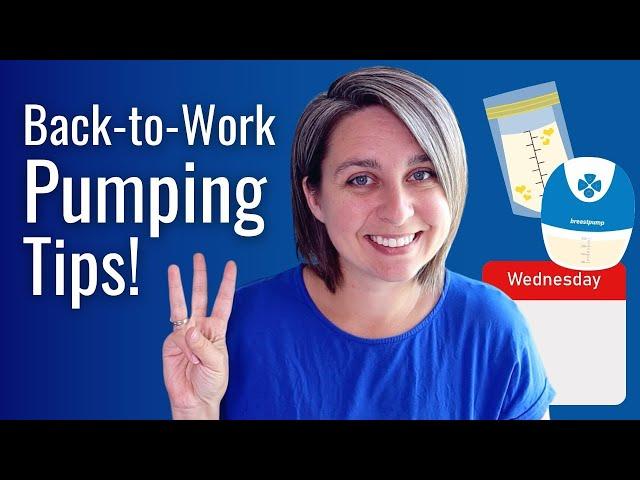 3 Tips for your FIRST WEEK Back to Work! | Pumping at Work as a Breastfeeding Mom