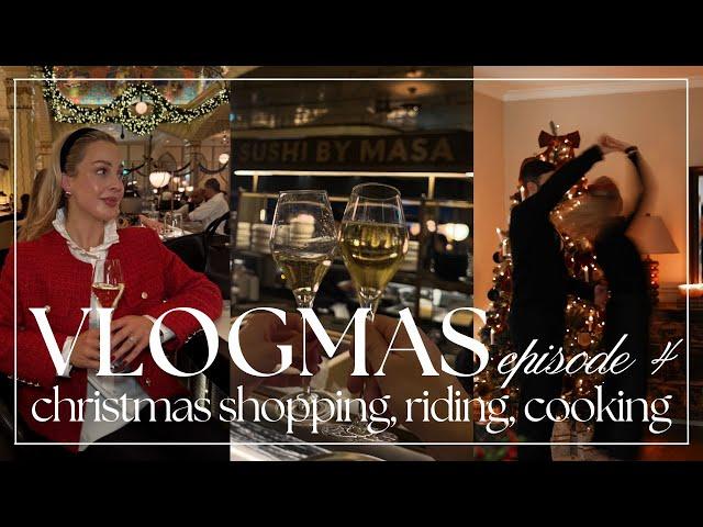 CHRISTMAS SHOPPING & GIFTS, HORSE RIDING & COOKING | GIVEAWAY | VLOGMAS