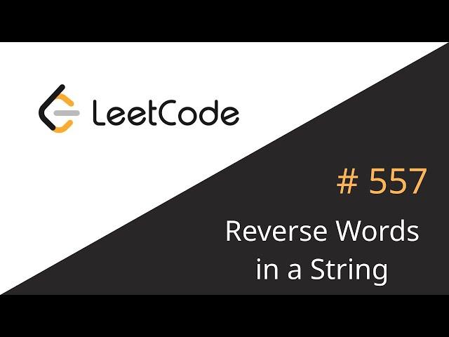 LeetCode 557 | Reverse Words in a String III | JavaScript | Live Coding