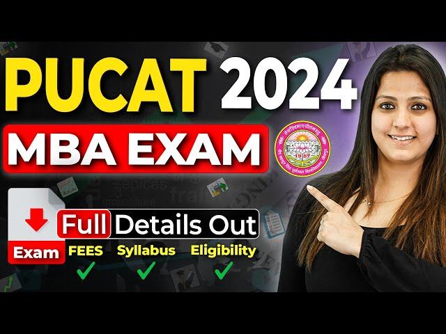 PUCAT 2024 MBA Exam!Purvanchal University MBA Admissions 2024#MBA #pucat2024 #purvanchal