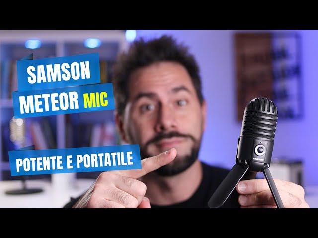 Samson Meteor Mic: il miglior microfono portatile per mac e pc