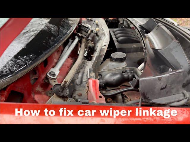 How to fix Nissan qashqai 1.5 dci wiper linkage