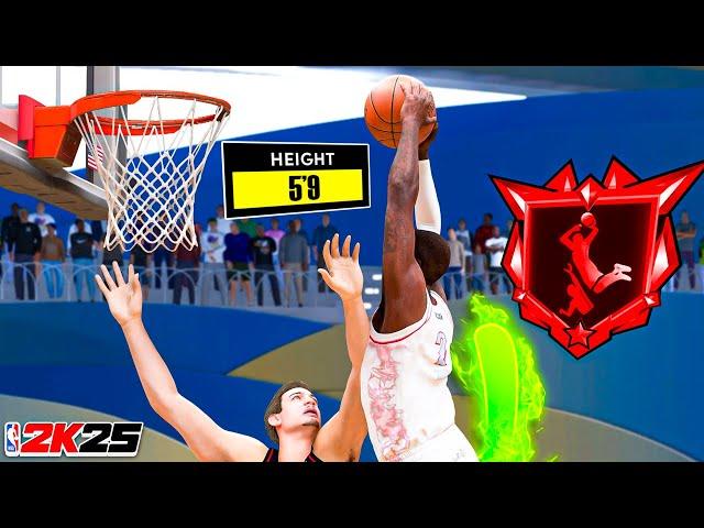 This 5 FOOT SLASHER BUILD is UNREAL in RANDOM REC on NBA 2K25! +99 DRIVING DUNK + 99 LAYUP!