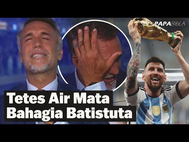 Ketika Batistuta Menangis setelah Argentina Akhirnya Kembali Juara Piala Dunia