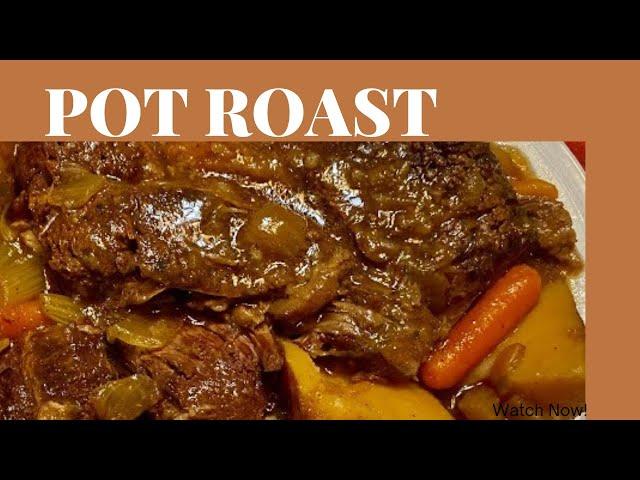 Easy Pot Roast Beef  Recipe | Crock Pot Recipe #slow cooker recipes