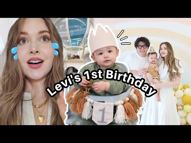 We had a low stimulus no family 1st Birthday Party | Vlog