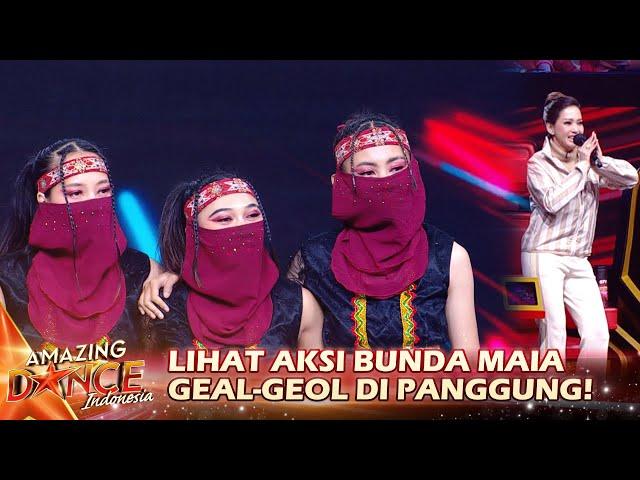 Geal-geol Bunda Maia Saat Tirukan Dance Baby Badazz! | AMAZING DANCE INDONESIA 2024