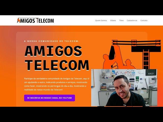 Novo Site Amigos Telecom (novidades, grupos, cadastro, sorteio, noticias e muito mais)