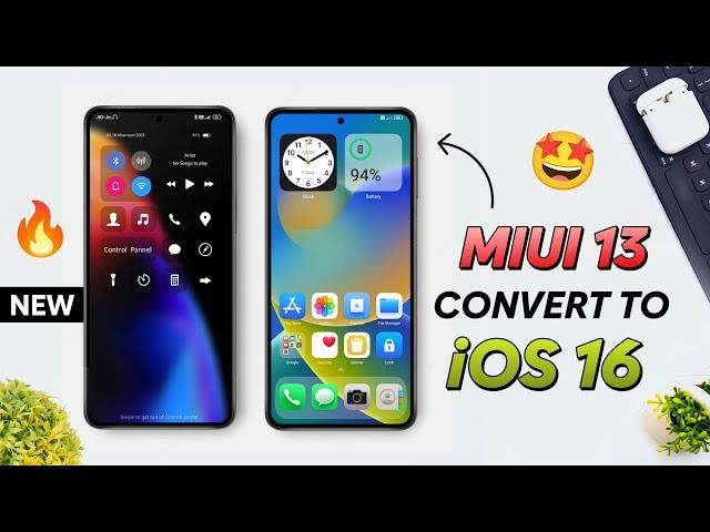 MIUI 13 Convert To iOS 16 Complete Ui | install iOS Any Redmi, Poco & Xiaomi Devices | ios 16 Theme