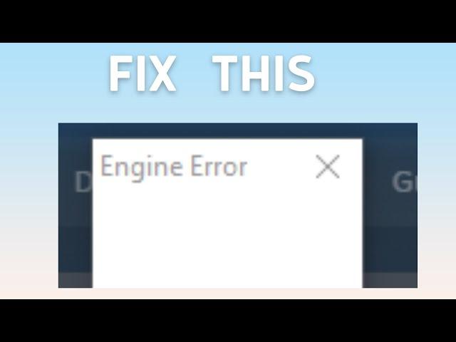 How to Fix Engine Error in Garry's Mod | gmod Engine error fix