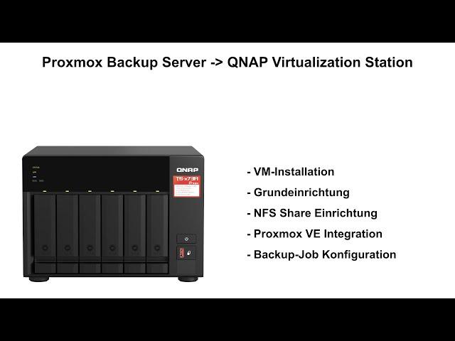 Proxmox Backup Server auf QNAP-NAS installieren und Konfigurieren