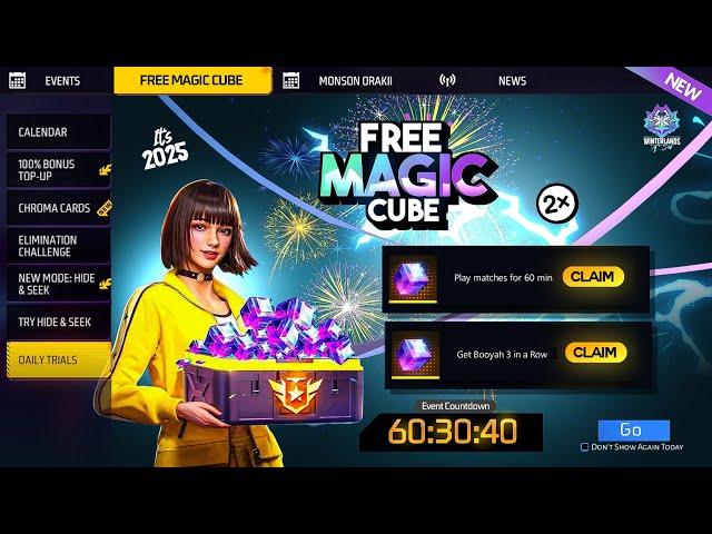 Claim Free Magic Cube In Fire Fire| Free Fire Free Magic Cube | Free Fire New Event