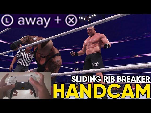 HANDCAM - If you can get close to Undertaker a sliding rib breaker in the ring | WWE 2K24