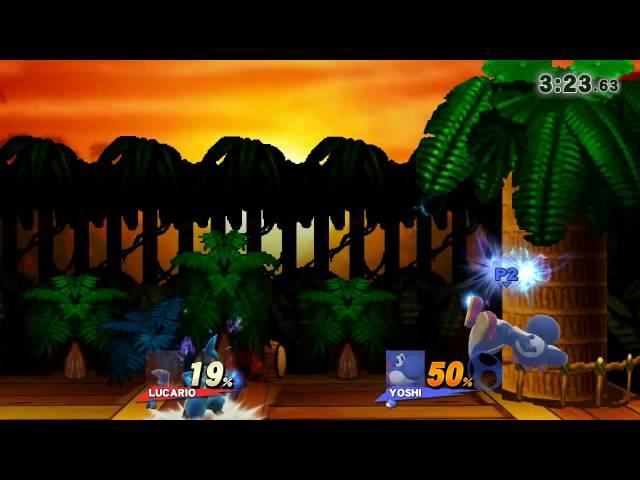 Lucario vs Yoshi