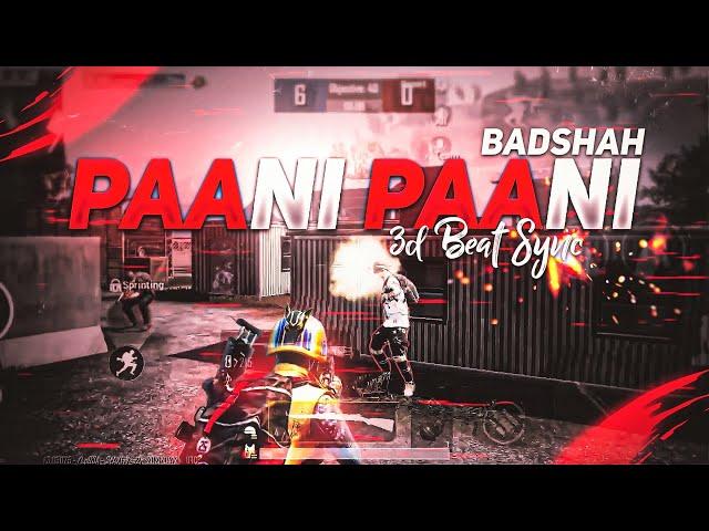 BADSHAH - PANI PANI 3D BEAT SYNC BGMI MONTAGE