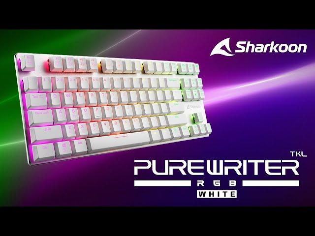 Sharkoon PureWriter TKL RGB White