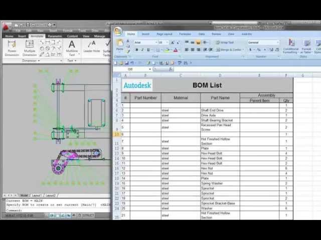 AutoCAD Mechanical 2014 Reusable mechanical drawing detailing tools