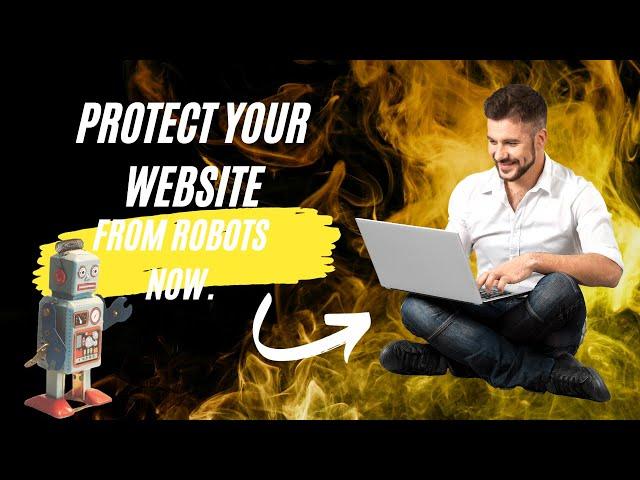 How to protect a website from robots. (All In One WP Security) in 2025