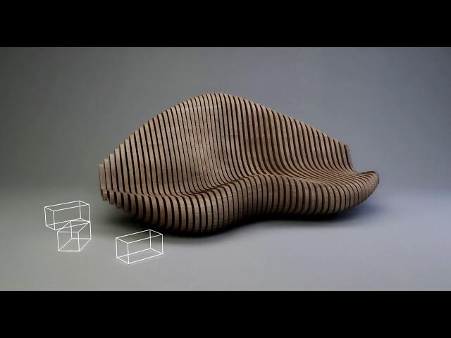 PARAMETRIC CHAIR modeling 3dmax