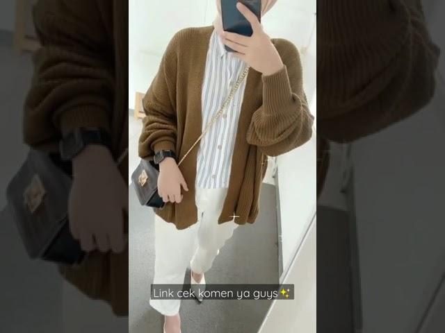 KNIT OUTER UNTUK NGAMPUS #racunshopee #shopeehaul #shopee #tiktok #racuntiktok #haul