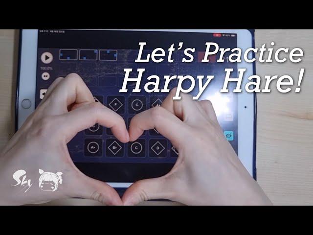 【𝐒𝐤𝐲 𝐂𝐨𝐭𝐋】 Let’s Practice 「Harpy Hare」 in Sky Studio  | Sky Piano Music Cover