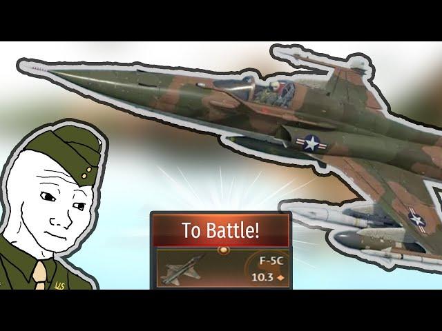 First F-5C Experience - WAR THUNDER