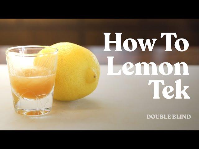 How to Lemon Tek Shrooms  | DoubleBlind