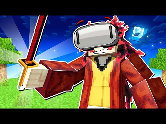 Spending 24 Hours in Demon Slayer VR Minecraft!