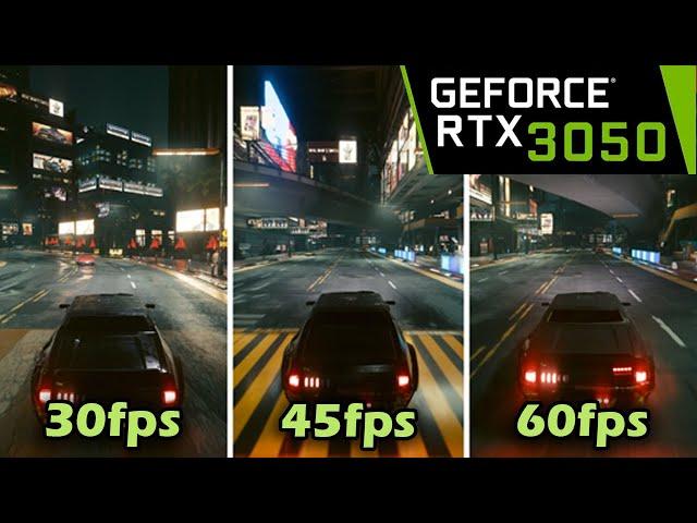 RTX 3050 Laptop | Cyberpunk 2077: Phantom Liberty - DLSS, Ray Tracing Preset Benchmark