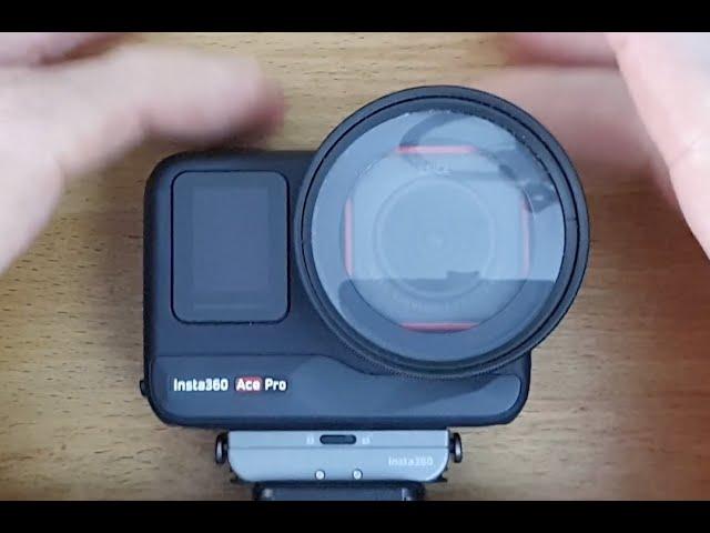 READ ⬇️ ! Insta360 Ace Pro Filter Adapter close focus sharpness Diopter ND Polariser lens protection