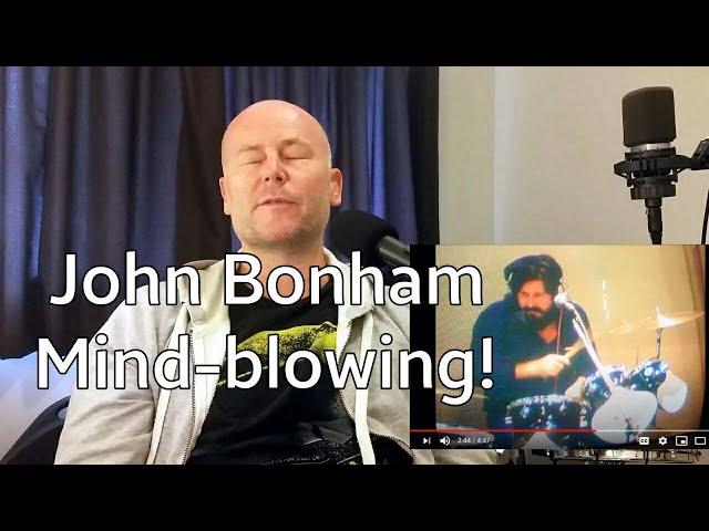 Drum Teacher Reacts: 'John Bonham - Led Zeppelin - Fool In The Rain - Isolated Drum Track'