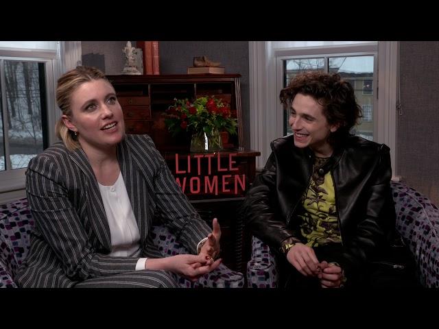 Little Women - Itw Greta Gerwig and Timothée Chalamet (official video)