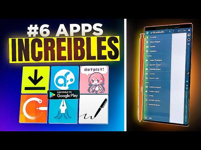 Las MEJORES APPS GRATIS para DIBUJAR y TOMAR NOTAS en ANDROID!!!