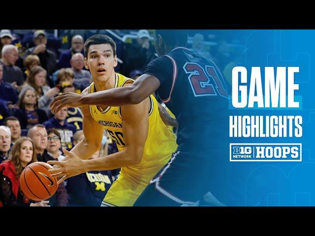 Western Kentucky at Michigan | Highlights | Big Ten Men's Basketball | 12/29/2024