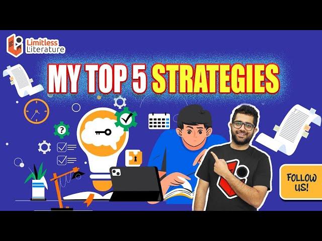 My Top 5 Strategies To Crack UGC-NET 2024 English Literature Exam | Choose Only One