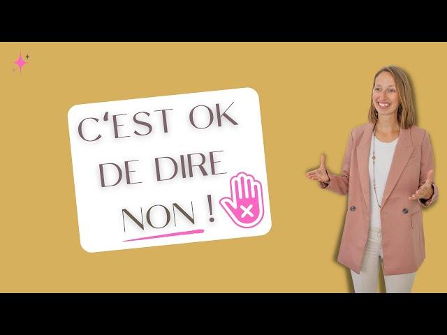 Savoir dire NON sans culpabiliser | En tant qu'entrepreneure