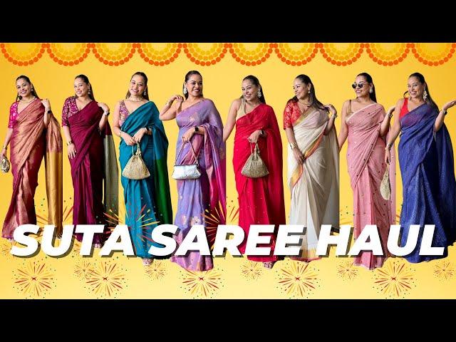 BIGGEST SAREE HAUL FROM SUTA