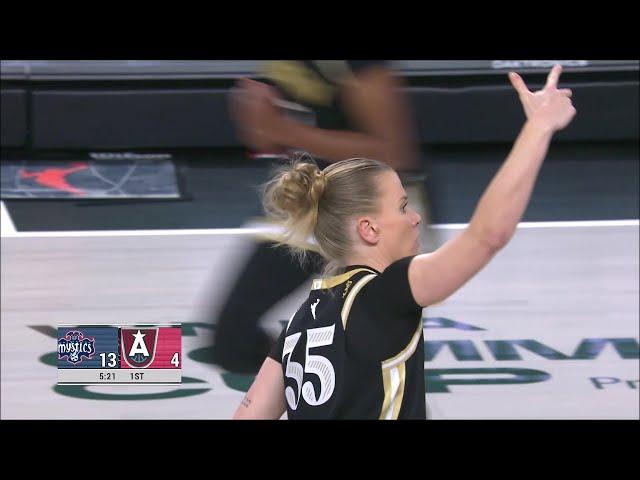  Buzzer Beater 3 By Julie Vanloo Is GORGEOUS | WNBA Washington Mystics vs Atlanta Dream