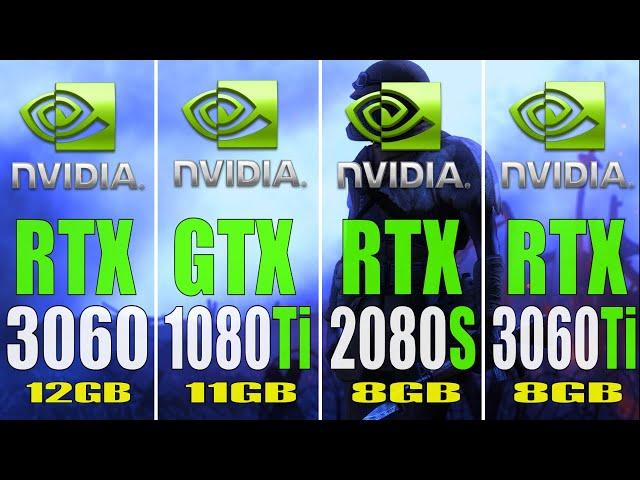 RTX 3060 vs GTX 1080Ti vs RTX 2080 SUPER vs RTX 3060Ti || PC GAMES TEST ||