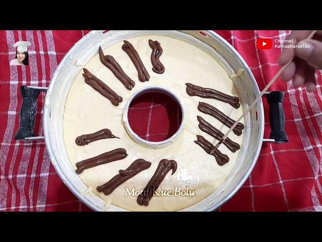 Cara Buat Motif Kue Bolu Mudah Dan Simple (100% Berhasil)