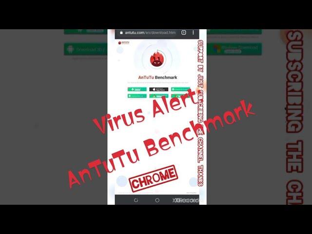 AnTuTu Benchmark | virus Alert | Don't Install!