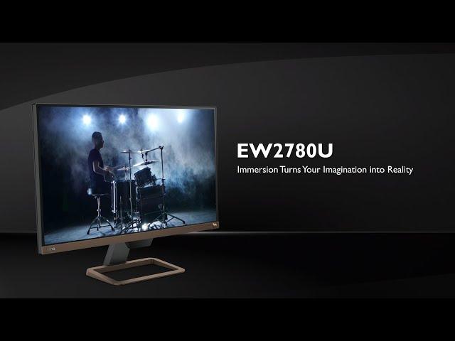 BenQ EW2780U | 4K Entertainment Monitor with HDRi Technology