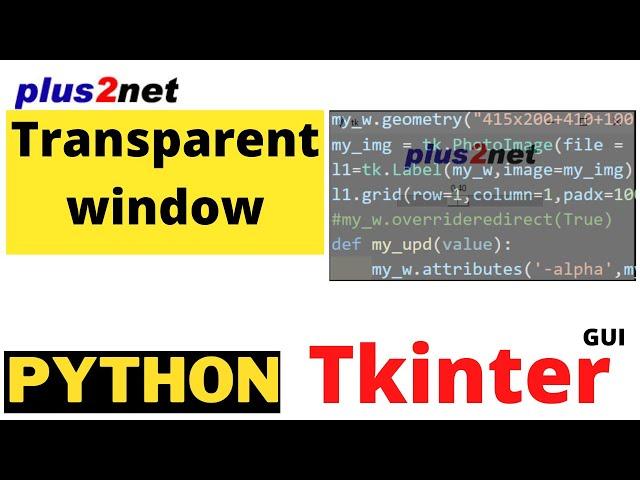 Tkinter scale to manage the alpha value of the parent window attribute to make it transparent