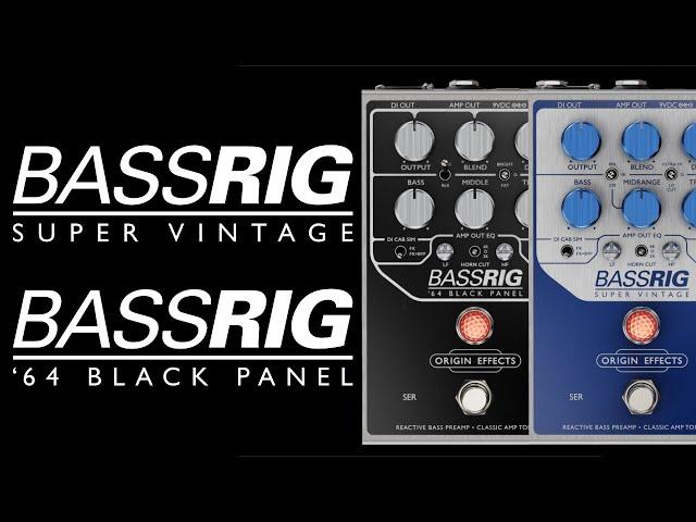 BASSRIG Super Vintage & '64 Black Panel || Official Product Trailer