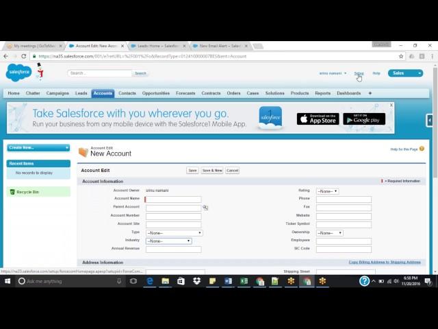 Workflows in Salesforce Part 1