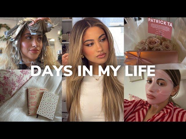 VLOG  getting my hair done *darker*, tt ban in real time & pr hauls