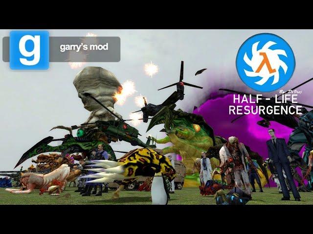 Gmod Mod Reviews  Half life Resurgence NPCS! 90+ NPCS!