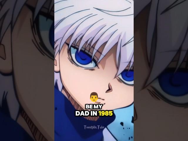 KIILLUA DAD #killua #hunterxhunter #gojo #jujutsukaisen #kakashi #naruto #anime #twixtor #toonitalia